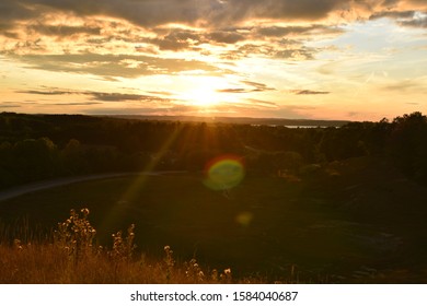 Traverse City, Mi Sunset In The Summer