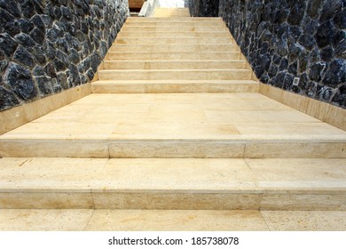 Travertine Staircase