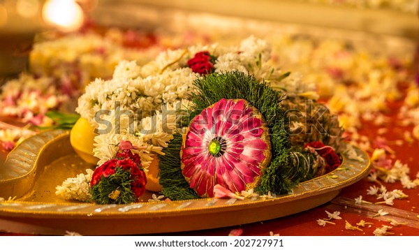 Tray Bridal Flower Bouquet Use South Stock Photo Edit Now 202727971