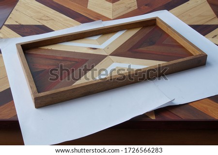 Similar – Image, Stock Photo Vintage paper envelopes, paper and wood texture