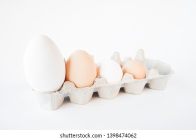 A tray of eggs. Huge eggs