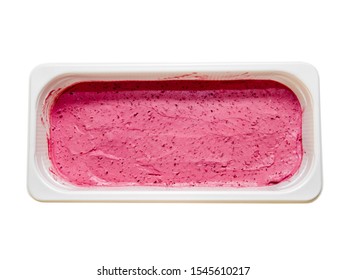 Tray Ice Cream Isolated On White Stock Photo 1545610217 | Shutterstock