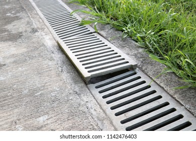 Tray For Storm Water. Trench Filter Boom