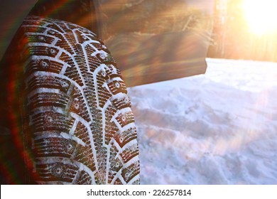 Tread Wheels Winter Studded Tires Snow