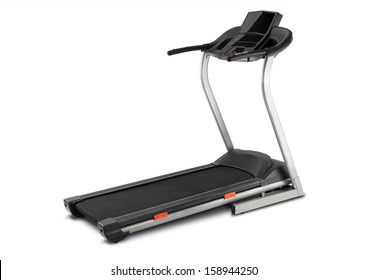 Treadmill Isolated On White Background