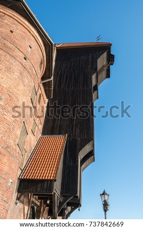 Similar – Foto Bild Historischer Kran im Hamburger Hafen.