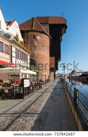 Similar – Foto Bild Historischer Kran im Hamburger Hafen.