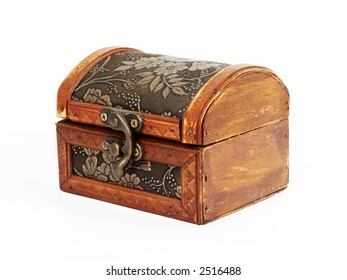 Treasure Box Isolated On White Background Stock Photo (Edit Now) 2516488