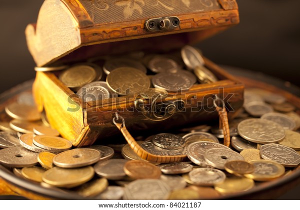 treasure gold coins