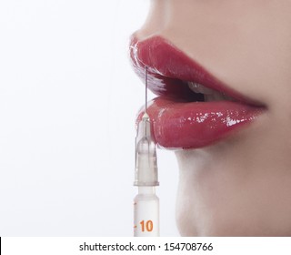 Treatment with botox or hyaluronic, collagen, HA injection.