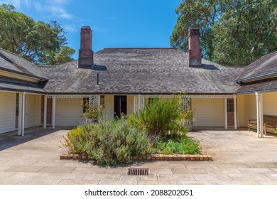 Treaty House At Waitangi Treaty Grounds At New Zealand