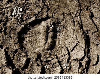 tree bark texture representing an eye