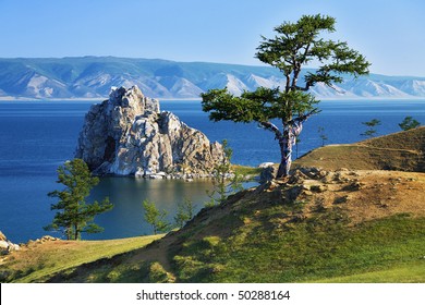 Tree Of Desires On Cape Burhan Of Olkhon Island On Lake Baikal, Russia