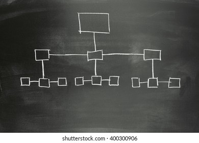 Tree Diagram On Chalkboard