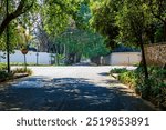 Tree lined streets of Parktown in Johannesburg