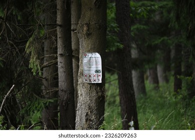A tree with the paper rules of the forest.