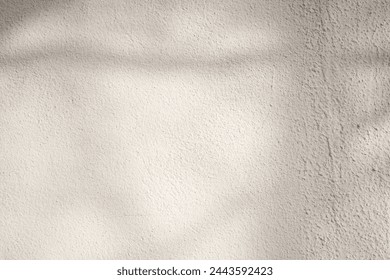 tree shadows on the white facade of the house