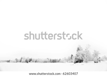 Similar – Peace. Winter Snow Field