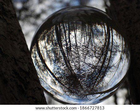 Similar – Foto Bild Ein Blick durch die Glaskugel