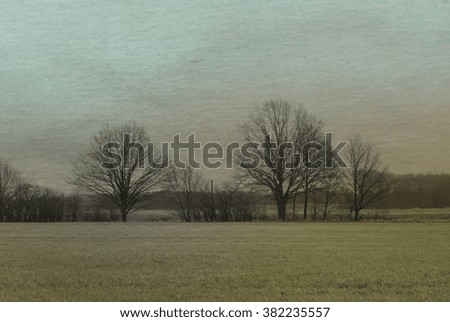 Similar – behind tree gate right