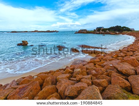 Similar – Pink Granite Coast