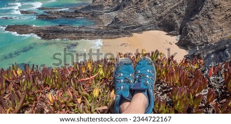 Similar – Image, Stock Photo Verdant coastline on São Tomé’s east coast