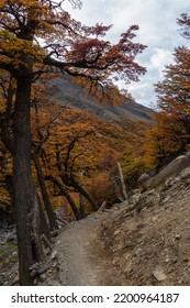 Trekking Base Torres In Torres Del Paine National Park, Chile