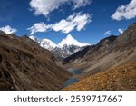 Trekking in the Himalayas in the Kingdom of Bhutan, happy people in a unique country. Dzongs, monasteries, Bhutan.