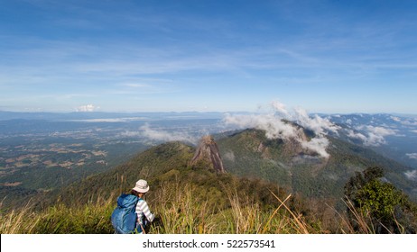 Trekking mountain trip