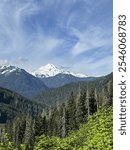 Trekking up Yellow Aster Butte Trail in Washing State Cascade Mountains