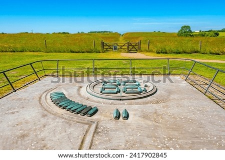 Trelleborg viking ring fortress in Denmark.