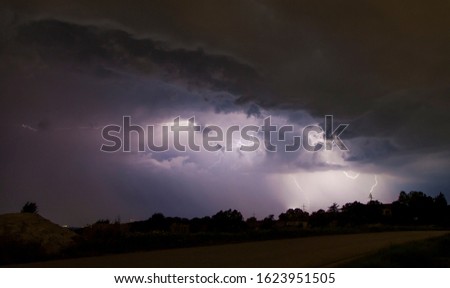 Similar – Image, Stock Photo summer thunderstorms