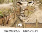Trenches in Flanders Fields Ypres great world war one Hill 62