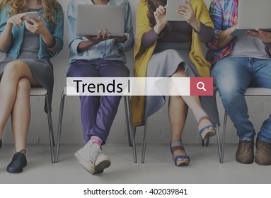 Trends Fashion Forecast Marketing Modern Concept