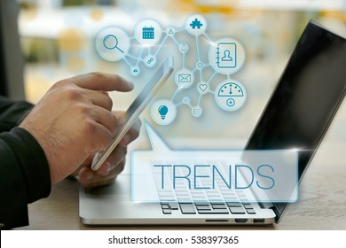 Trends, Technology Concept