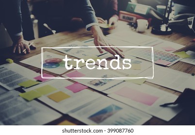 Trends Trend Trending Trendy Fashion Style Design Concept - Powered by Shutterstock