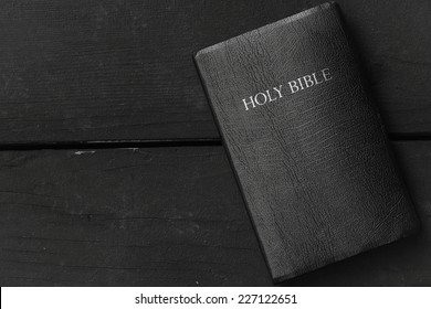 Trendy Bible On A Black Background