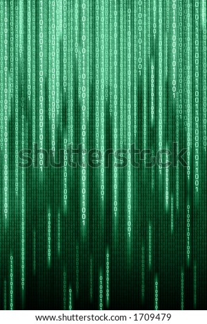 Trendy binary code.  Layered, glowing, and cool.  Oh yeah, and spectacular.