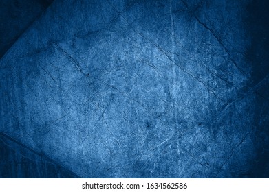 Trendy Classic Blue color. Stone texture for designers. Wall abstraction. Color of the year 2020. Paint spots. Rock surface with cracks. Abstract texture. Rock texture. Stone Background - Shutterstock ID 1634562586
