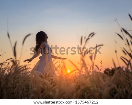 Similar – Image, Stock Photo summer in the field Child