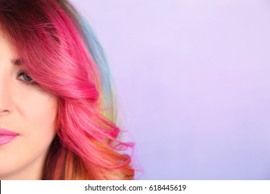 Rainbow Color Hair Images Stock Photos Vectors Shutterstock