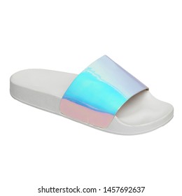 white slipper slides
