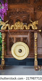  Trenggalek, Indonesia, 11 July 2022: Indonesian Javanese Traditional Gamelan Music Instruments