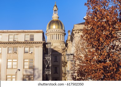 Trenton, New Jersey -  State Capitol Building. Trenton, New Jersey, USA.