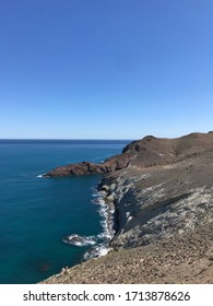 Tres Forcas Lighthouse, Morocco In The Province Of Nador. Winter Mediterranean Sea