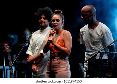 Treviso, Italy, August 06 2020 Francesca Michielin During Francesca Michielin - Spazi Sonori - Suoni Di Marca Italian Singer Music Concert