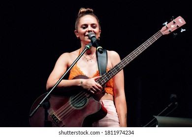 Treviso, Italy, August 06 2020 Francesca Michielin During Francesca Michielin - Spazi Sonori - Suoni Di Marca Italian Singer Music Concert