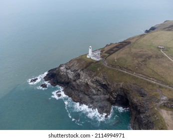 Trevose Head Lighthouse Cornwall England Uk Stock Photo 2114994971 ...