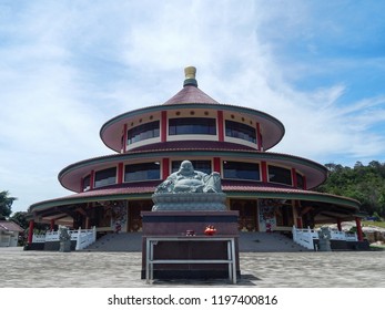 Tri Agung Temple At Sungailiat City