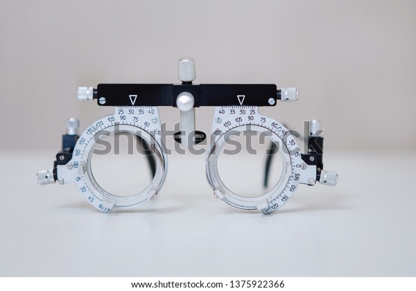 Trial Frames Ophthalmologist Test Glasses Stock Photo (Edit Now) 1375922366
